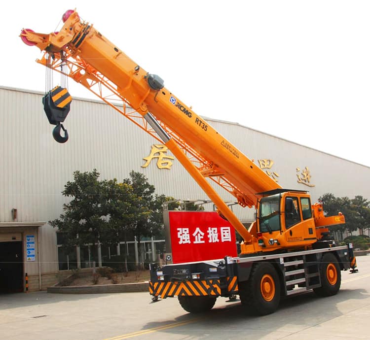 XCMG Official 35 Ton Rough Terrain Hydraulic Crane RT35 China New Mini Rough Terrain Crane for Sale